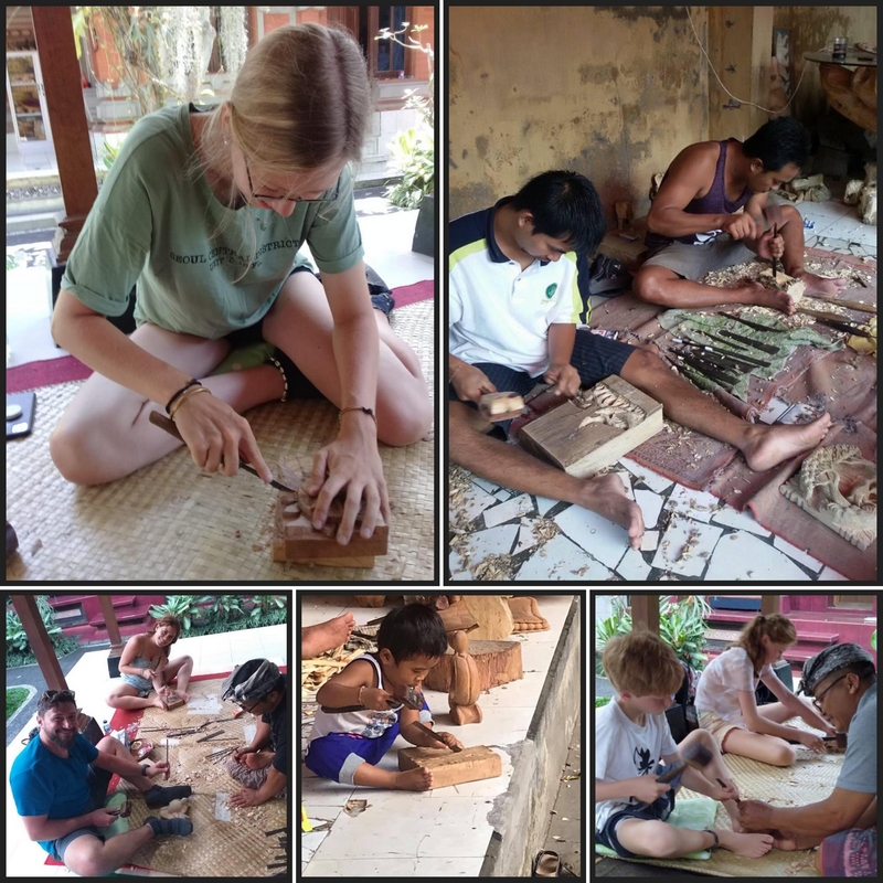 Wood carving class